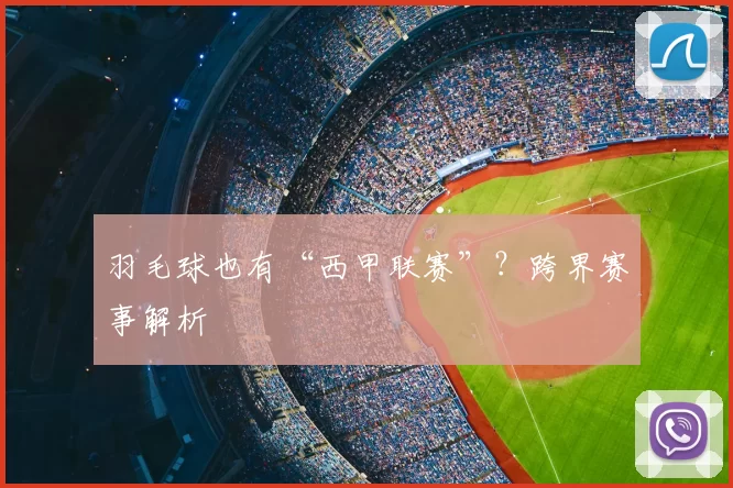 羽毛球也有“西甲联赛”？跨界赛事解析