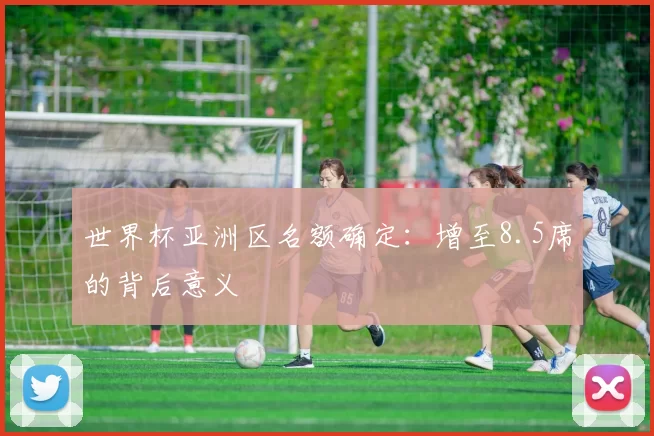 世界杯亚洲区名额确定：增至8.5席的背后意义