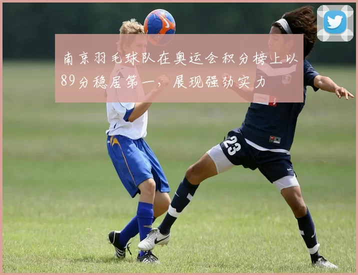 南京羽毛球队在奥运会积分榜上以89分稳居第一,展现强劲实力